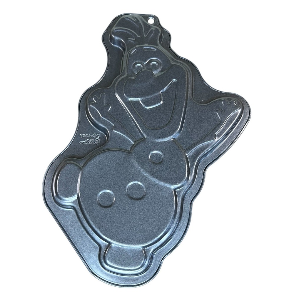 WILTON DISNEY FROZEN OLAF‎ GIANT COOKIE CAKE PAN MOLD TIN 2105-8500